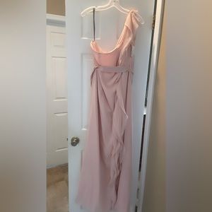 New with Tags White by Vera Wang Blush Pink Bridesmaid Dress, Women's 18